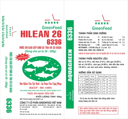 HILEAN 6336 DÙNG CHO NUÔI CÁ